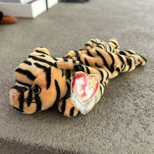 1995 Stripes the Tiger Beanie Baby